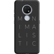 Черный чехол BoxFace Nokia 7.2 Minimalistic