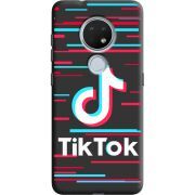Черный чехол BoxFace Nokia 7.2 Tik Tok