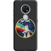 Черный чехол BoxFace Nokia 7.2 NASA