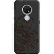 Черный чехол BoxFace Nokia 7.2 Chinese Dragon