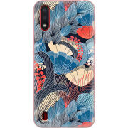 Чехол BoxFace Samsung A015 Galaxy A01 Blue Herb