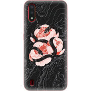 Чехол BoxFace Samsung A015 Galaxy A01 Snake Rose