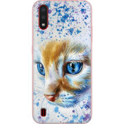 Чехол BoxFace Samsung A015 Galaxy A01 Голубоглазый Кот