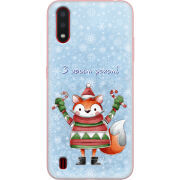 Чехол BoxFace Samsung A015 Galaxy A01 Fox З новим роком!