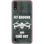 Чехол BoxFace Samsung A015 Galaxy A01 Дрон Fly Around