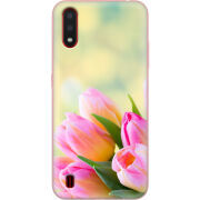 Чехол BoxFace Samsung A015 Galaxy A01 Bouquet of Tulips