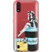 Прозрачный чехол BoxFace Samsung A015 Galaxy A01 City Girl