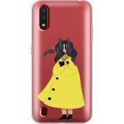 Прозрачный чехол BoxFace Samsung A015 Galaxy A01 Just a Girl