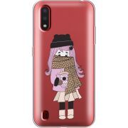 Прозрачный чехол BoxFace Samsung A015 Galaxy A01 Winter Morning Girl