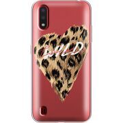 Прозрачный чехол BoxFace Samsung A015 Galaxy A01 Wild Love