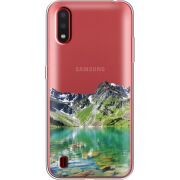 Прозрачный чехол BoxFace Samsung A015 Galaxy A01 Green Mountain