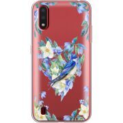 Прозрачный чехол BoxFace Samsung A015 Galaxy A01 Spring Bird