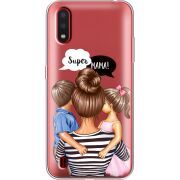 Прозрачный чехол BoxFace Samsung A015 Galaxy A01 Super Mama