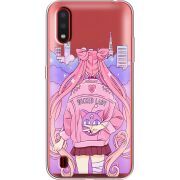 Прозрачный чехол BoxFace Samsung A015 Galaxy A01 Wiked Lady