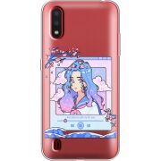 Прозрачный чехол BoxFace Samsung A015 Galaxy A01 The Sakuras Will Cry For You