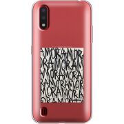 Прозрачный чехол BoxFace Samsung A015 Galaxy A01 Amor Amor