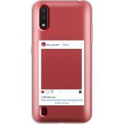 Прозрачный чехол BoxFace Samsung A015 Galaxy A01 Insta