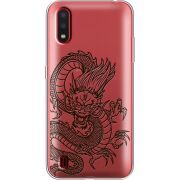 Прозрачный чехол BoxFace Samsung A015 Galaxy A01 Chinese Dragon