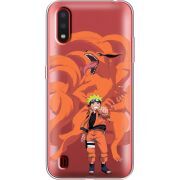 Прозрачный чехол BoxFace Samsung A015 Galaxy A01 Naruto and Kurama