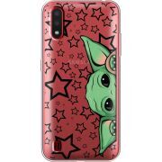 Прозрачный чехол BoxFace Samsung A015 Galaxy A01 Baby Yoda