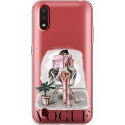 Прозрачный чехол BoxFace Samsung A015 Galaxy A01 VOGUE
