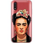 Прозрачный чехол BoxFace Samsung A015 Galaxy A01 Фрида Кало