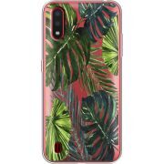 Прозрачный чехол BoxFace Samsung A015 Galaxy A01 Palm Tree