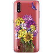 Прозрачный чехол BoxFace Samsung A015 Galaxy A01 My Bouquet