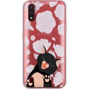 Прозрачный чехол BoxFace Samsung A015 Galaxy A01 Meow