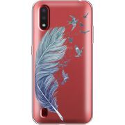Прозрачный чехол BoxFace Samsung A015 Galaxy A01 Feather