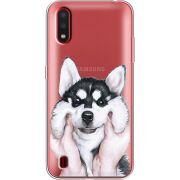Прозрачный чехол BoxFace Samsung A015 Galaxy A01 Husky
