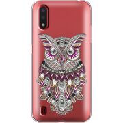 Чехол со стразами Samsung A015 Galaxy A01 Owl