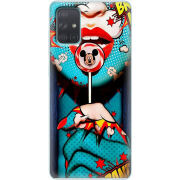 Чехол BoxFace Samsung A715 Galaxy A71 Girl Pop Art