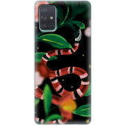 Чехол BoxFace Samsung A715 Galaxy A71 Red Snake
