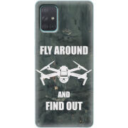 Чехол BoxFace Samsung A715 Galaxy A71 Дрон Fly Around