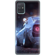 Чехол BoxFace Samsung A715 Galaxy A71 Silver Car
