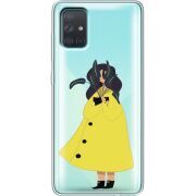 Прозрачный чехол BoxFace Samsung A715 Galaxy A71 Just a Girl