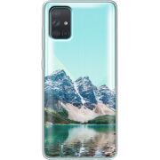 Прозрачный чехол BoxFace Samsung A715 Galaxy A71 Blue Mountain