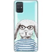 Прозрачный чехол BoxFace Samsung A715 Galaxy A71 MR. Rabbit