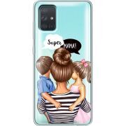 Прозрачный чехол BoxFace Samsung A715 Galaxy A71 Super Mama