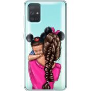Прозрачный чехол BoxFace Samsung A715 Galaxy A71 Mouse Mommy