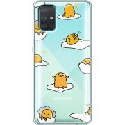Прозрачный чехол BoxFace Samsung A715 Galaxy A71 Gudetama