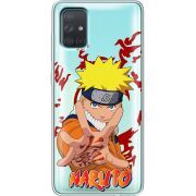 Прозрачный чехол BoxFace Samsung A715 Galaxy A71 Naruto