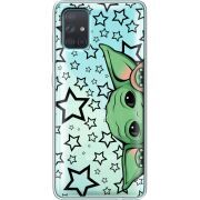 Прозрачный чехол BoxFace Samsung A715 Galaxy A71 Baby Yoda
