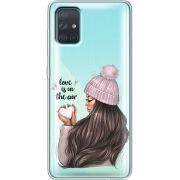 Прозрачный чехол BoxFace Samsung A715 Galaxy A71 love is in the air