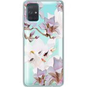 Прозрачный чехол BoxFace Samsung A715 Galaxy A71 Chinese Magnolia