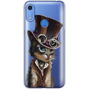 Прозрачный чехол BoxFace Huawei Y6s Steampunk Cat