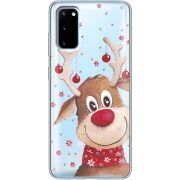 Прозрачный чехол BoxFace Samsung G980 Galaxy S20 Winter Deer