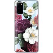 Прозрачный чехол BoxFace Samsung G980 Galaxy S20 Floral Dark Dreams