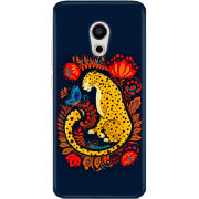 Чехол Uprint Meizu Pro 6 Petrykivka Leopard